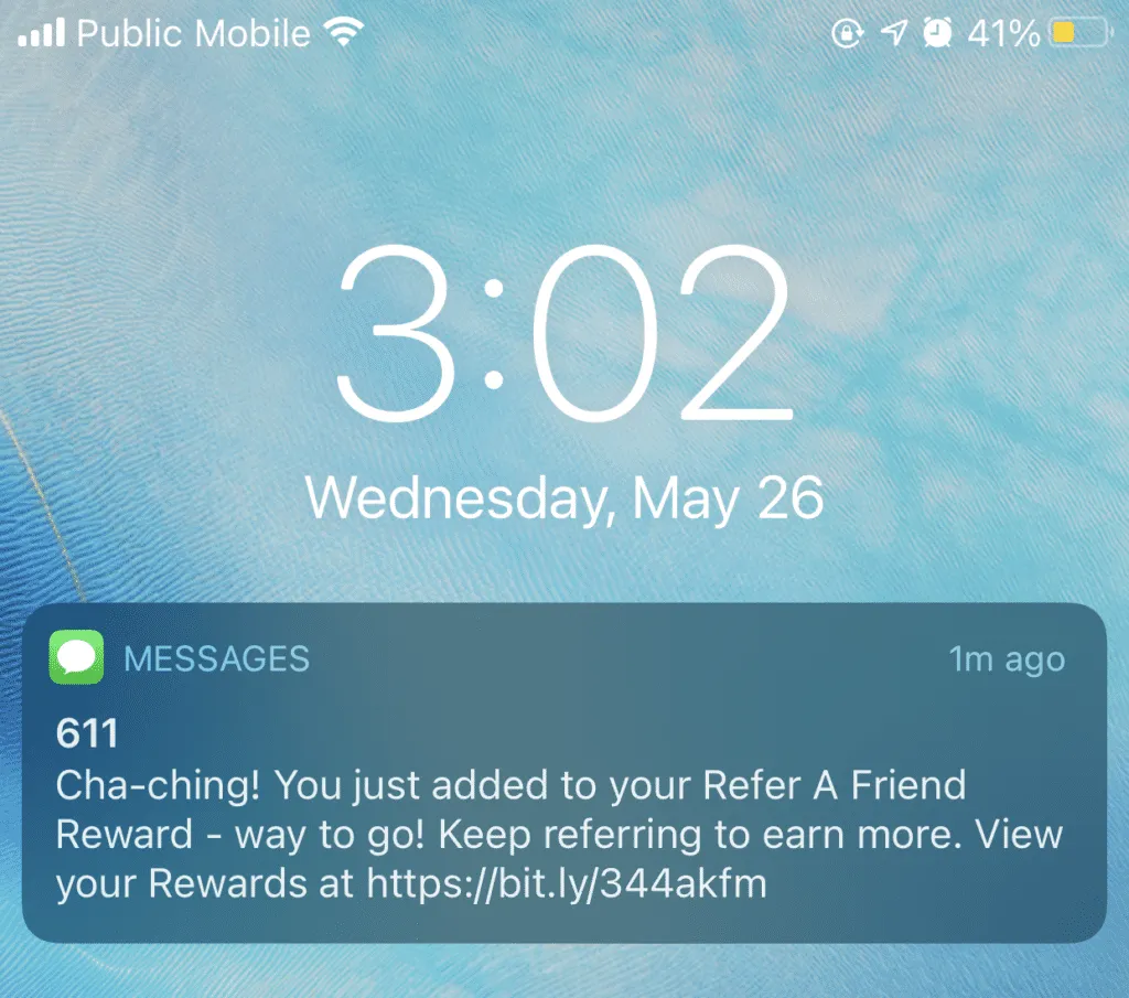 public mobile referral code